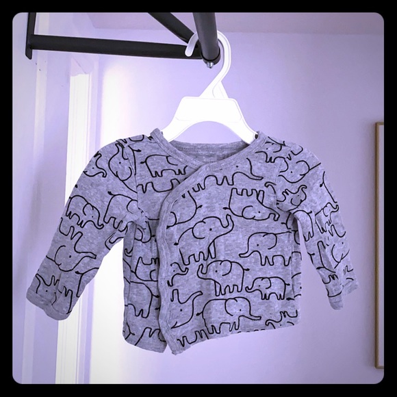 Carter’s snap elephant shirt
